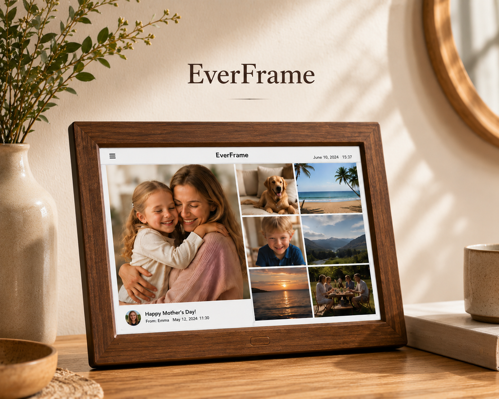 Digital Picture Frame, WiFi, 32G Memory with Touchscreen the perfect gift!